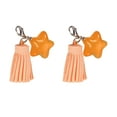 thumbnail image 1 of Dije Colgante acrílico estrella Unique Bargains 2uds Naranja, 1 of 6