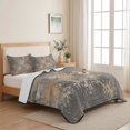 thumbnail image 7 of Quilts Full Size, Grey Brown Copper Rust Soft Comforter Bedding Set for Bed, Vintage Industrial Mottled Abstract Lightweight Quilted Bedspread with Pillow Cover(2 Pieces) for All Season, 78x90 Inch, 7 of 7
