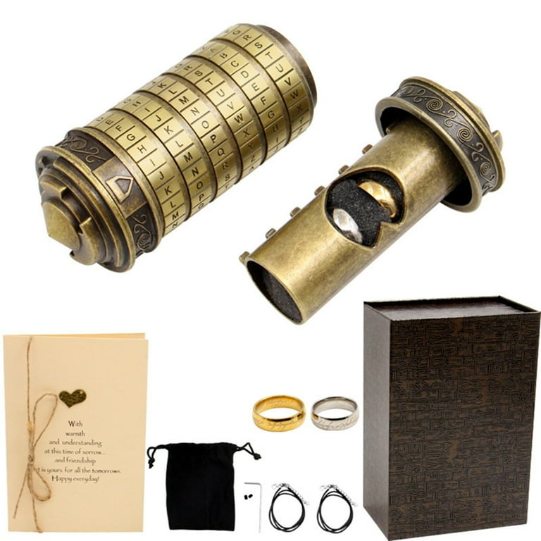 Valentine's Gift Challenging Puzzle Box with Secret Compartments