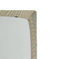 thumbnail image 2 of Ambesonne White Fitted Sheet, Coastal Scene Ocean View, Twin Size, Pale Blue White, 2 of 2