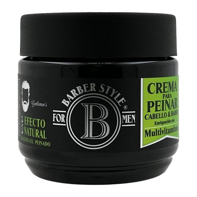 Crema para peinar Barber Style cabello y barba enriquecido con multivitaminas 200 ml