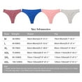 thumbnail image 3 of Baywell Women No Show Seamless Underwear Thong Invisible Soft Panties Multi Pack M-4XL, 3 of 5