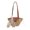 color, variant on Moontgen Women Straw Woven Tote Bag Beach Bags for Outdoor Travel (White Ribbon)