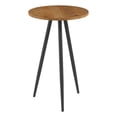 thumbnail image 1 of Table d'Appoint Glam en Bois à 3 Pieds 16 Pouces - Chêne Anglais / Noir, 1 of 6