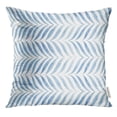 thumbnail image 1 of EREHome Blue Fern Abstract Pattern Herringbone Watercolor Palm Pillow Case 20x20 Inches Pillowcase, 1 of 1