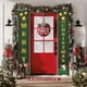 thumbnail image 1 of Juego de 2 Cortinas Navideñas para Puerta con Coplas | Decoración Personalizada para Fiestas | Poliéster Verde | 30 X 180 Cm | Tela de Fondo Festiva, 1 of 6