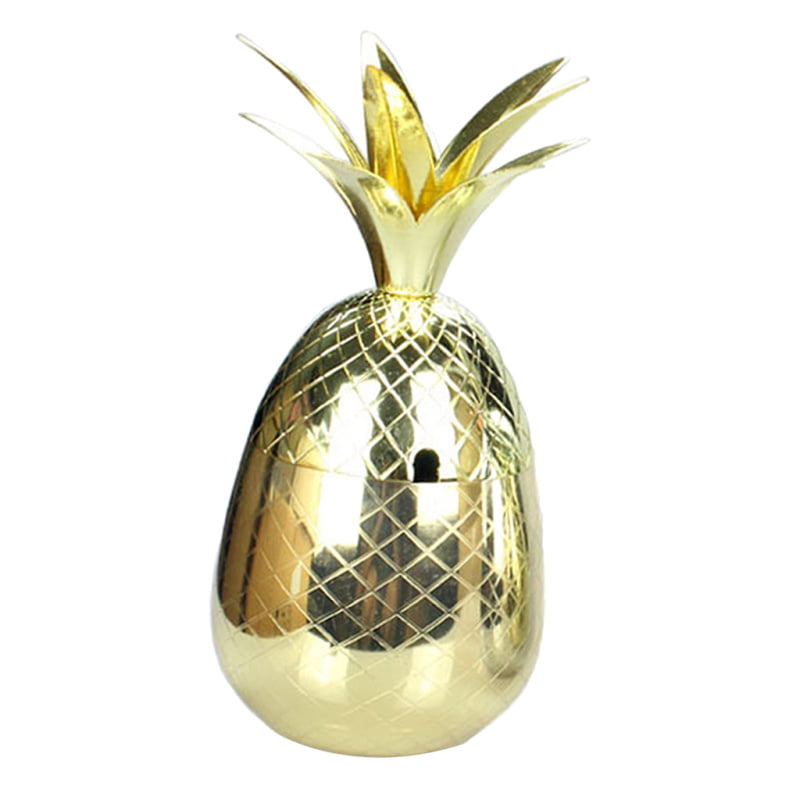 550 ML Pineapple Shape Stainless Steel Cocktail Glass Drinking Cup Home Party 