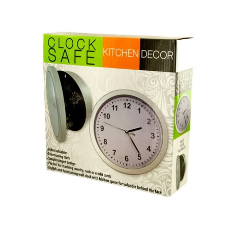 Kitchen Wall Clock Safe