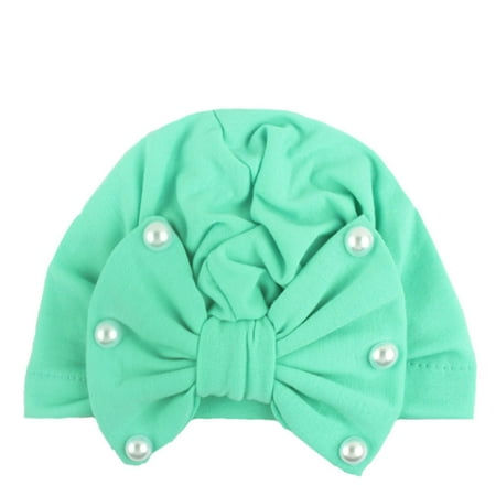

Hat For Kids Baby Boy Girl Solid Bow Tie Knotted Hat Beanie Headwear Cap Hat
