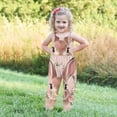 thumbnail image 6 of Baby Days Toddler Girl Strap Jumpsuit One Piece Romper Easter Printing Sleeveless Summer Casual Outfit 1-5 Years, 6 of 7