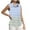 Light Blue3, variant on Jalioing Women's Work Tops Sleeveless Button Down Shirts Fashion Print Collared Blouses Dressy Casual Tank Shirt