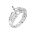 thumbnail image 3 of Rachel Koen Diamond Accent Engagement Ring Casting Platinum 1.25 Cttw Size 7, 3 of 5