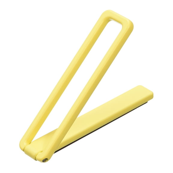 Thin Cell Phone Kickstand, Horizontal Vertical Folding Phone Stand Yellow