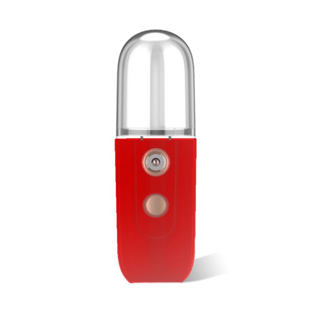 MINI 30ML USB Humidificadores recargables Difusor Facial Plástico Rociador Rociador Mistola Hojaleo Handheld CUIDADO Máquina herramienta Herramienta roja Inevent HA028263-06B