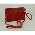 thumbnail image 2 of Things2Die4 Book of Dracula Vinyl Handbag Novelty Clutch Purse Crossbody Bag - Red - Size Small, 2 of 3