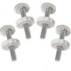 thumbnail image 1 of 4 Pcs Pressure Baby Gates Threaded Spindle Rods Walk Thru Gates Accessory Screw Bolts Kit Fitting, 1 of 5