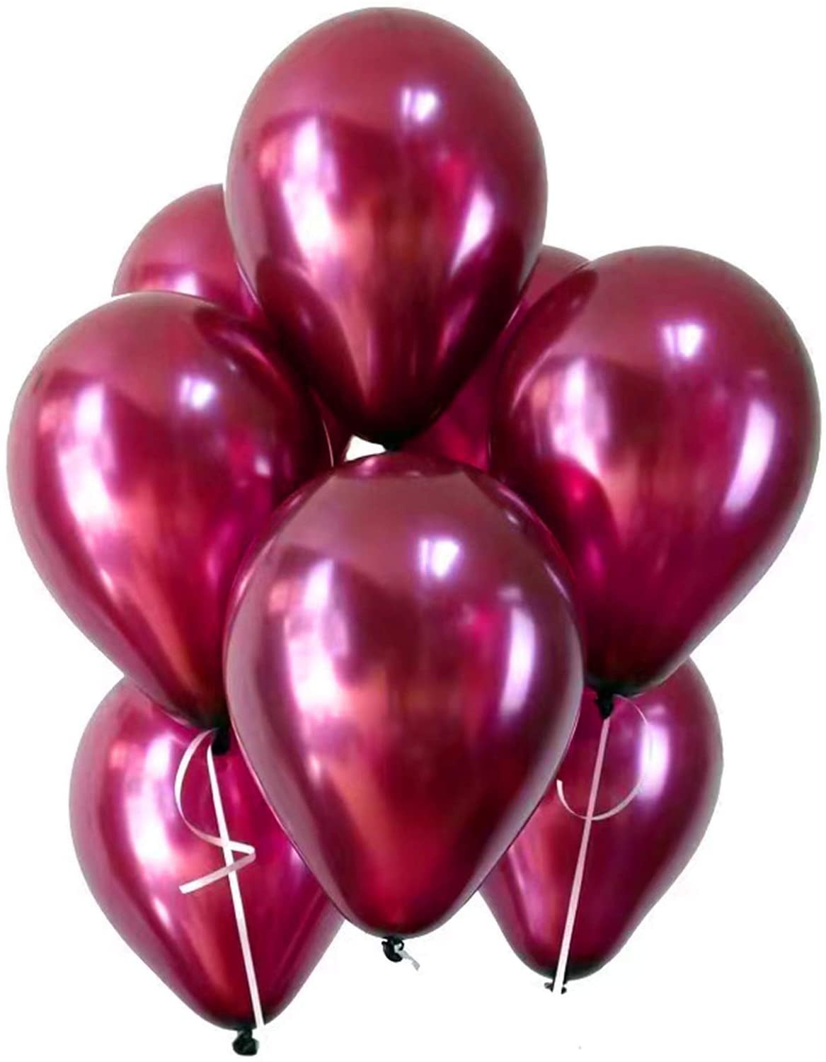 12'' Metallic Latex Balloon Heart Shaped Birthday Wedding Party Decor 1-100PCS 