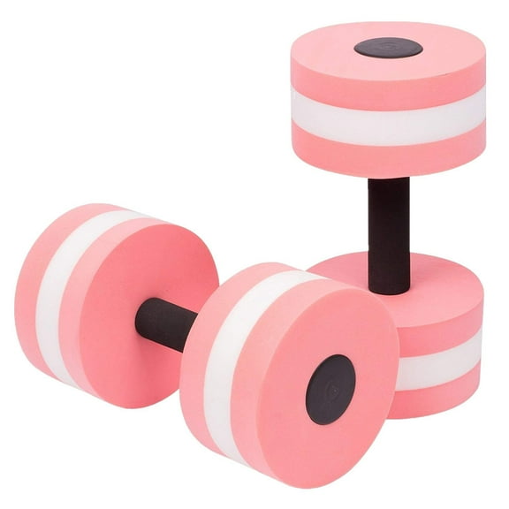 Latrodar 1 Pair Aqua Fitness Barbells Foam Dumbbells Hand Bars Pool Resistance Exercise Clearance Sales