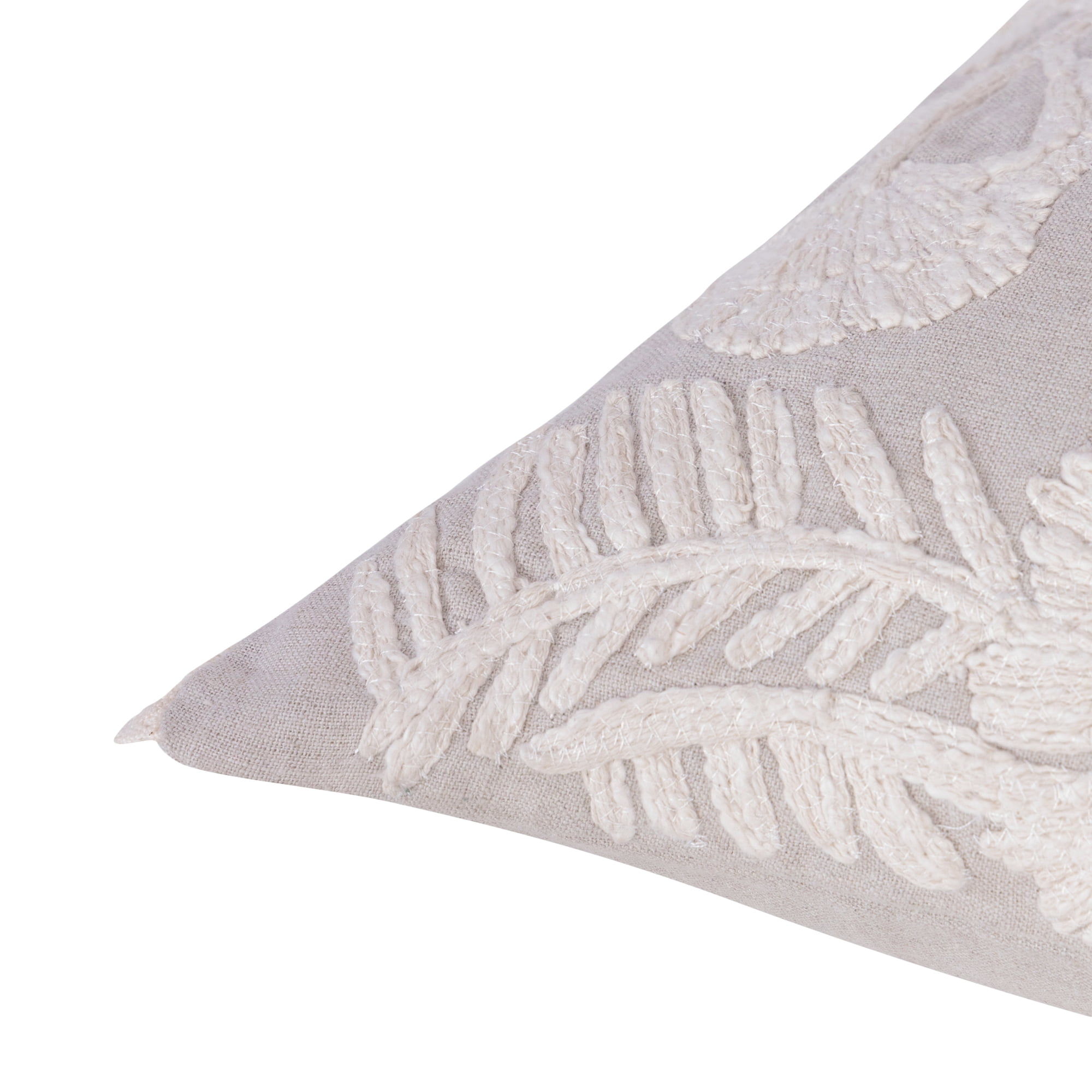 Harlow Hill Paul 16" x 24" Taupe/Beige Floral Linen Adult Decorative Throw Pillow Cover