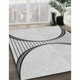 thumbnail image 3 of Ahgly Company Machine Washable Indoor Rectangle Transitional Platinum Gray Area Rugs, 5' x 7', 3 of 7