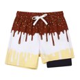 thumbnail image 5 of RTKFRFLM Boys Ice Cream Print Swimsuit Long Sleeve Rash Guard and Swim Trunks with Compression Liner Bathing Suit 3-14Y, 5 of 5