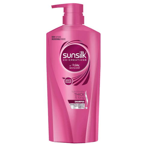 Sunsilk Shampooing Long Épais et Lustré, 650 ml