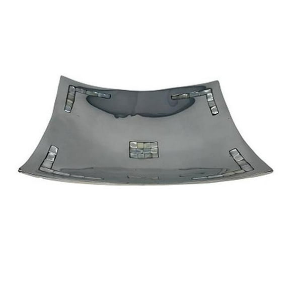 Metrotex Designs 14024 Mother Of Pearl Square Plate - Aluminum