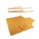 thumbnail image 3 of Delantal de cocina de PU, resistente al aceite, fácil de limpiar, con bolsillo, impermeable, para trabajo, para hornear, cocina, hogar, barbacoa Amarillo, 3 of 9