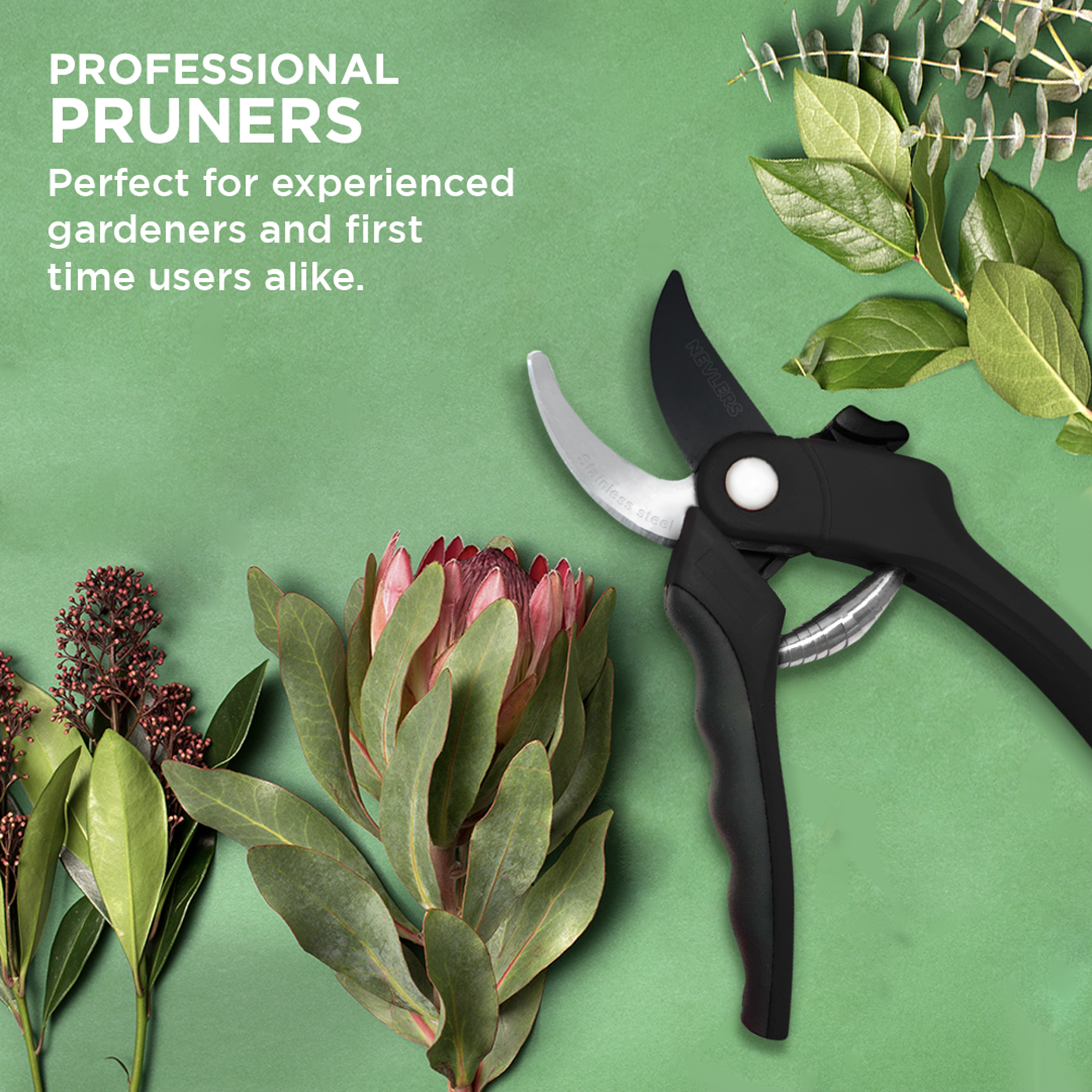 Green Secateurs  Ultra-Sharp, Long-Lasting Pruners – Hoselink USA