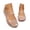 White, variant on Jelly Sandals for Women 2026 Summer Trendy Bling Closed Toe Wedge Sandals
