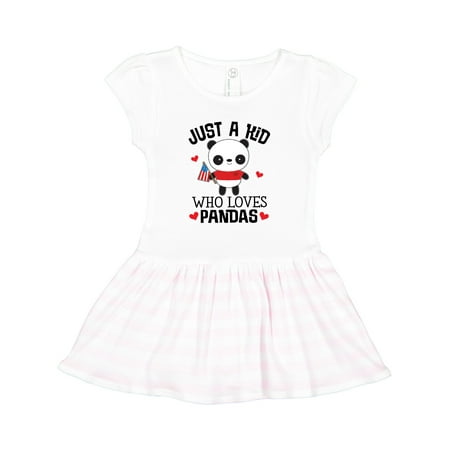 

Inktastic Panda Lover Cute Childs Gift Toddler Girl Dress