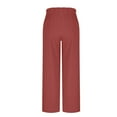 thumbnail image 6 of Plebaso Women's Wide Leg Pants High Waisted Dressy Palazzo Pants Lightweight Work Trousers with Pockets, 6 of 7
