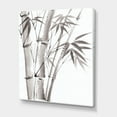 thumbnail image 3 of Designart ' Palm Bamboo Detail On White III ' Traditional Canvas Wall Art Print, 3 of 4