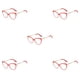 thumbnail image 2 of Qarigey 1 par de gafas de mujer, reemplazo Universal HD, protección solar inastillable, gafas de moda, adorno rojo Type2 NO2, 2 of 6