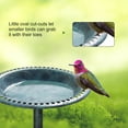 thumbnail image 4 of Zimtown Bird Bath Birdbath/Feeder with  Solar Fountain Outdoor Patio Garden Backyard, Dark Green, 4 of 9