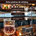 thumbnail image 4 of Juego de Vasos para Whisky con Palet,Whiskey Set de Regalo con 2 Vasos para Whiskey,8 Piedras de Whisky y Bolsa Transportadora,Pinzas de Acero,2 Posavasos,Ideal Regalos para Hombre,Papa,Novio,Marido, 4 of 6