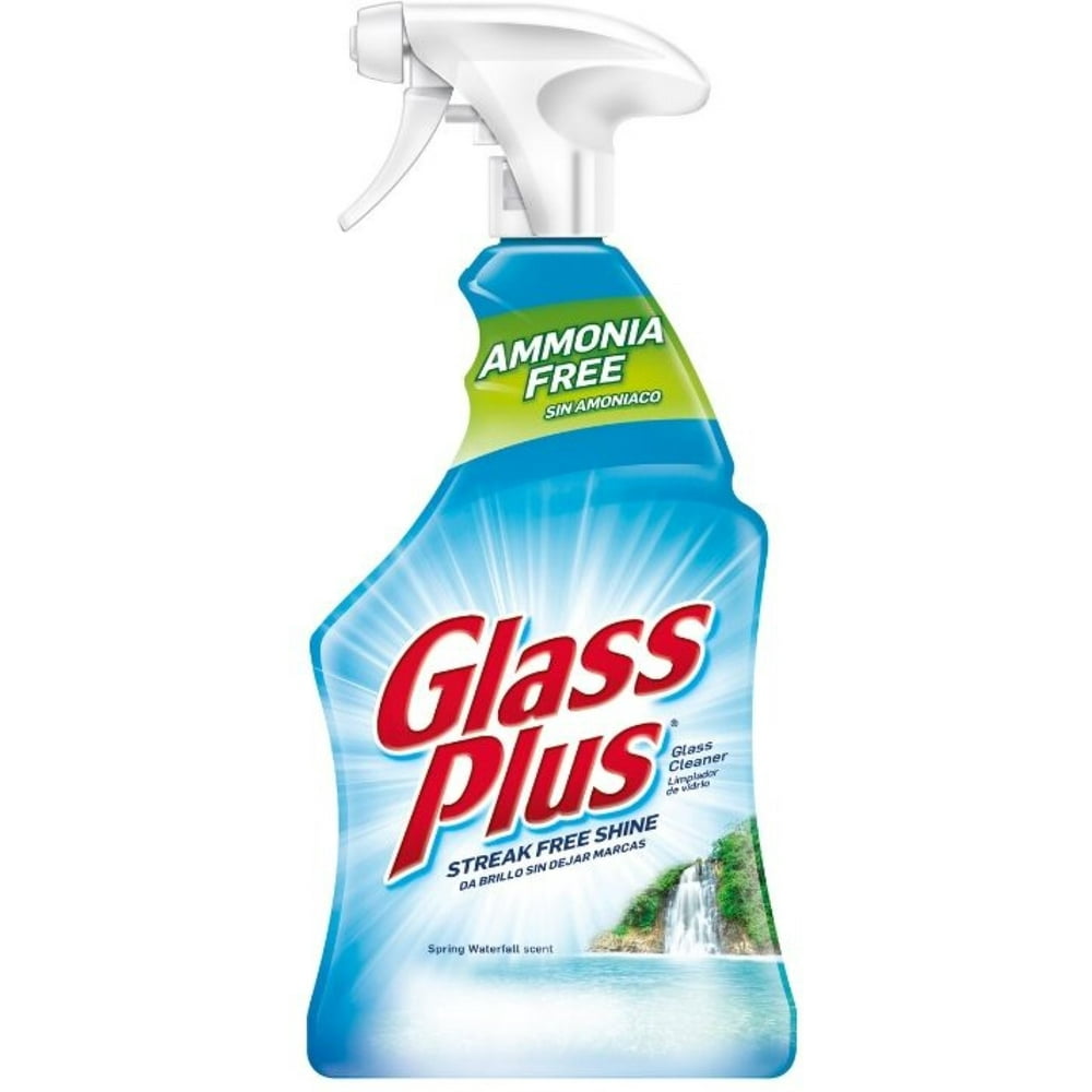 2 Pack Glass Plus Glass Cleaner, MultiSurface Glass Cleaner 32 oz