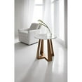 thumbnail image 2 of Bowery Hill Contemporary Living Room Luca End Table with White Marble Top, 2 of 3