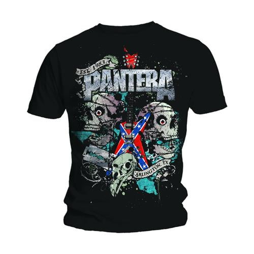 Pantera Unisex T-Shirt Texas Skull (XX-Large) -