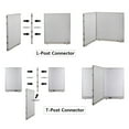 thumbnail image 6 of GOF 8 Stations Office Cubicle (30”D x 384”W x 72”H) Freestanding Privacy Workstation, Partition Wall Panels, Office Room Divider, 6 of 9