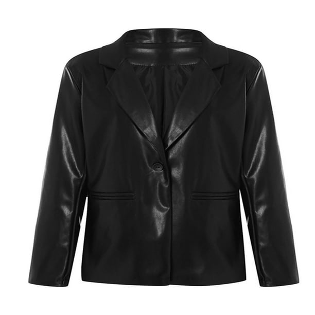 Longue veste en cuir sale