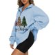 thumbnail image 3 of Sudaderas Con Capucha de Navidad Para Mujer, Camiseta Informal de Manga Larga Con Estampado de Moda Para Mujer Odeerbi  ODB190752, 3 of 5