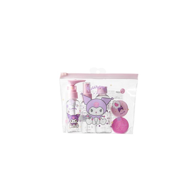 WALKIE Kawaii Kuromi Cinnamoroll Kit De Viaje Mini Dispensador Botella Spray Anime Sanrioed Chica Corazón Lindo Portátil Sub-Bottling huangjie unisex