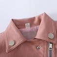 thumbnail image 6 of Boys' Clothing Toddler Baby Boy Girl Motorcycle Faux Leather Jackets Coat Winter Outwear Save Big, 6 of 8