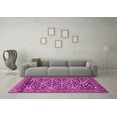 thumbnail image 3 of Ahgly Company Indoor Square Persian Pink Traditional Area Rugs, 8' Square, 3 of 4