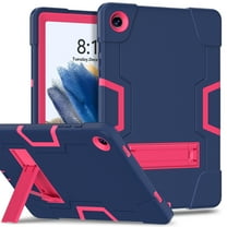 Dteck for Galaxy Tab A9 Plus Case, Heavy Duty Shockproof Rugged Protective Cover with Kickstand for Samsung Galaxy Tab A9 /Plus 11 Inch Tablet 2023 SM-X210/X216/X218,Navy Rose