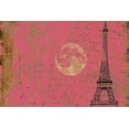 thumbnail image 2 of Bolokofsky, Ronald 14x11 White Modern Wood Framed Museum Art Print Titled - Paris Moon Light, 2 of 4