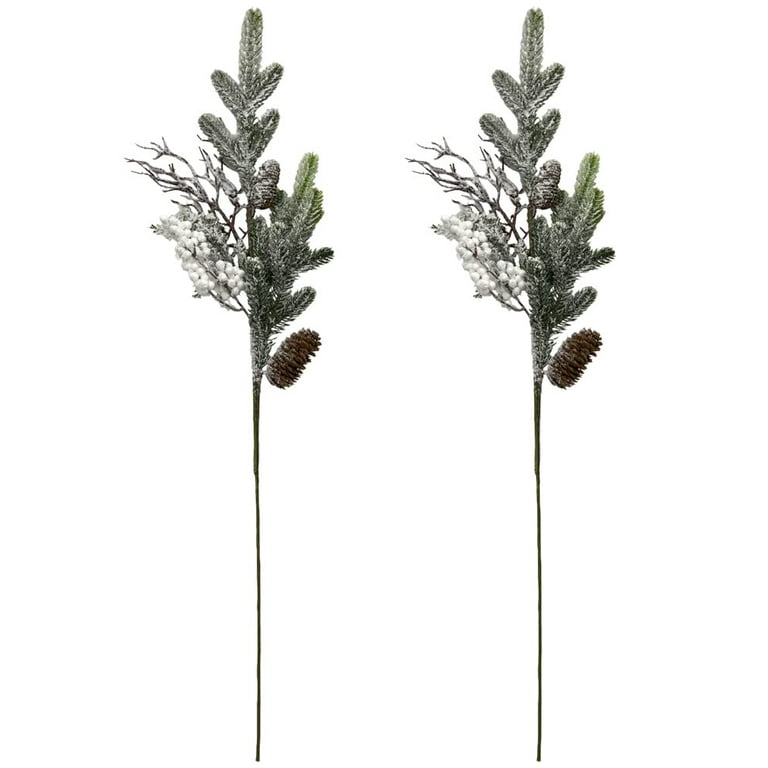 Spray: Frosted Pine and Berries - White Spray: Frosted Pine and Berries - White