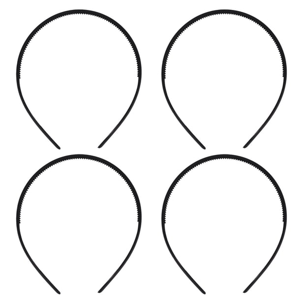 FELTECHELECTR 4 piezas de diademas de plástico antideslizantes para niña, accesorios para el cabello con dientes
