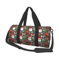 thumbnail image 1 of Fotbe Merry Christmas Bolsa Deportiva de Lona Plegable con Estampado, Bolsa de Gimnasio con Bolsillo Seco/Húmedo, Bolsa de Viaje Ultraligera de Gran Capacidad, 1 of 6